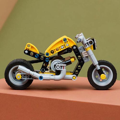 LEGO樂高機械組系列 黃色電單車 42225