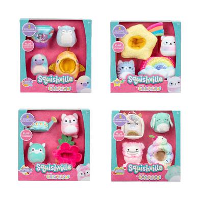 Squishmallows Squishville Plush Accessory Set - Assorted