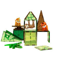 Magna-Tiles 磁力片積木玩具 - 森林動物 25 塊套裝