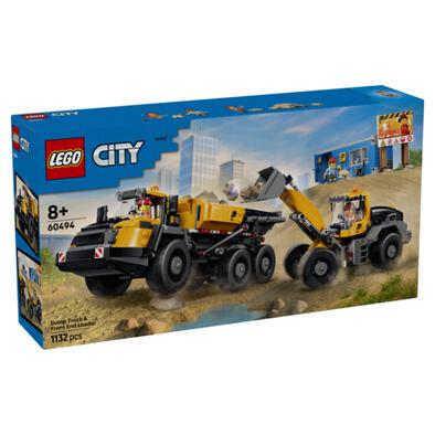LEGO樂高城市系列 傾卸式貨車與前端裝載機 60494
