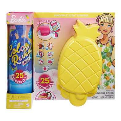 Barbie Color Reveal Foam Doll - Pineapple