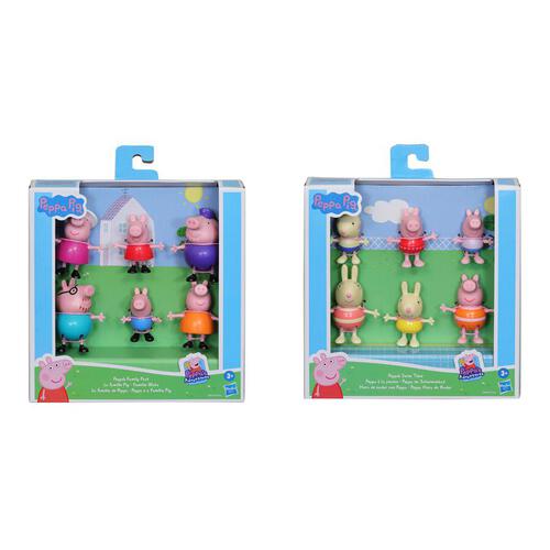 Peppa Pig Peppa’s Adventures Figure 6 Pack Toy - Assorted