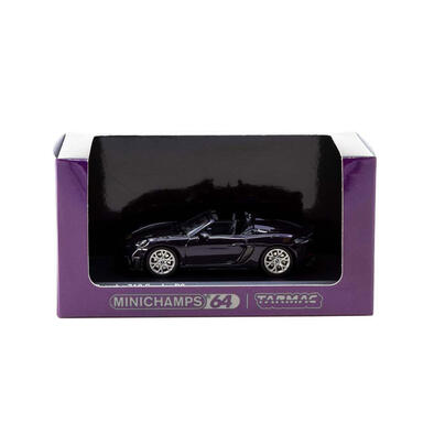 Tarmac Works Minichamps X Tarmac Works 1/64 Porsche 718 Spyder Rs Viola Metallic - Collab64