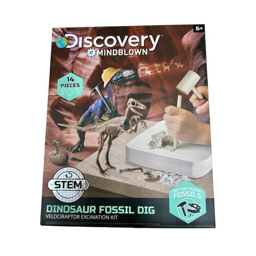 Discovery Mindblown Toy Skeleton 3D Puzzle - Velociraptor