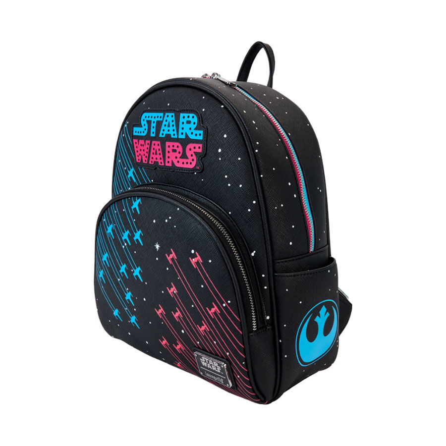 Disney loungefly neon backpack on sale