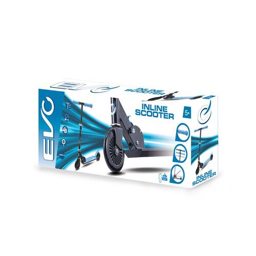 EVO Inline Scooter Black / Light Blue