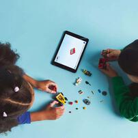 LEGO樂高城市系列 披薩車對消防車賽車套裝 60458