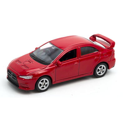 Speed City極速都市 授權模型車 三菱 Lancer Evolution 紅色