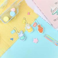 Miffy米菲 磁吸毛絨掛件第二彈(馬卡龍系列) - 盲盒 (單件裝)