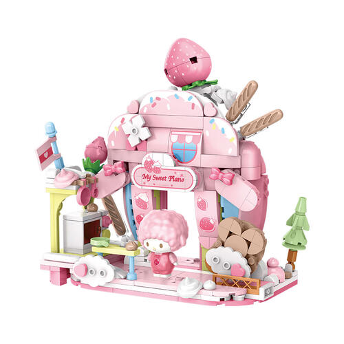 Qman Keepplay My Sweet Piano Strawberry Cake Shop