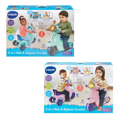 Vtech 2-in-1 Ride & Balance Scooter - Assorted