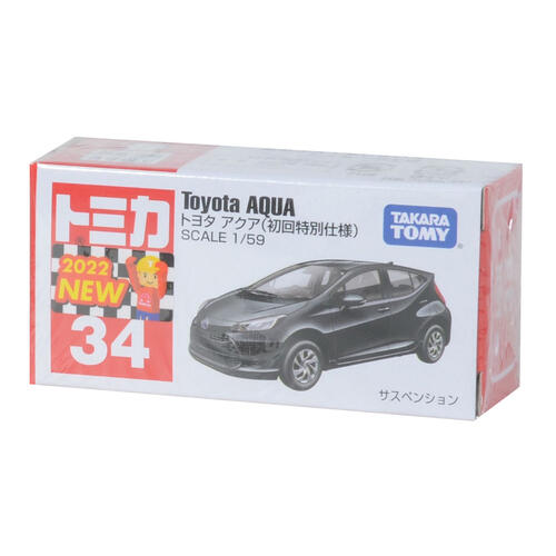 Tomica Diecast No. 34 Toyota Aqua (1st Special Specification)
