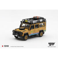 (網店預購) MINI GT Land Rover Defender 110 1998 Camel Trophy Tierra del Fuego CT.36 Romania / Blister Packaging (預計2026年11月發貨)