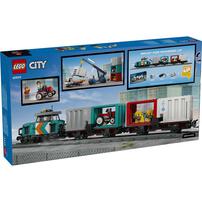LEGO City Harbor Freight Train with Crane & Truck
