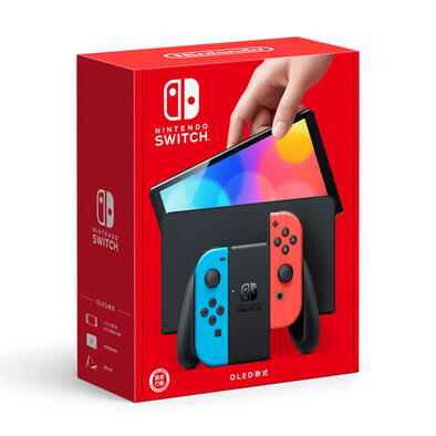 Nintendo Switch (OLED) Console Blue/Red Joy-Con