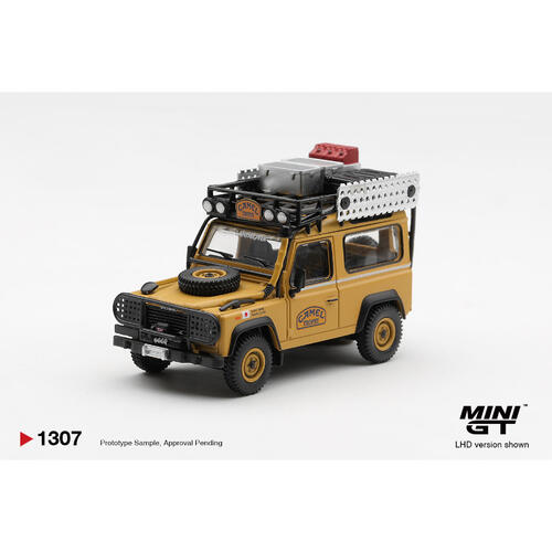 (網店預購) MINI GT Land Rover Defender 90 1985 Camel Trophy Borneo Team Japan/ Blister Packaging (預計2026年9月發貨)