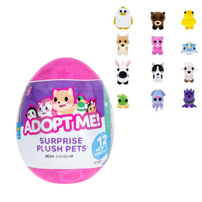 Adopt Me! 5吋迷你動物毛公仔盲盒蛋蛋單件裝 - 隨機發貨