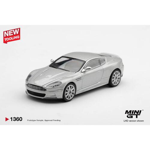 MINI GT Aston Martin DBS 2008 Lightning Silver/ Blister Packaging 