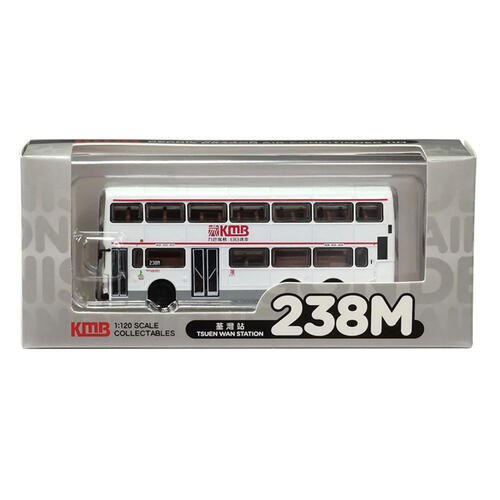 KMB九巴 1:120模型 - 丹尼士巨龍空調巴士十一米 (路線238M)