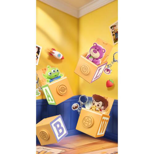GOLDLOK Disney Pixar Toy Story Crazy Pop Keycap Keychain - Blind Box (1 Pc)