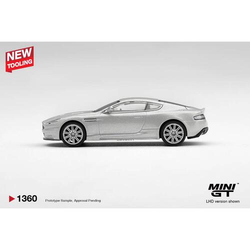 MINI GT Aston Martin DBS 2008 Lightning Silver/ Blister Packaging 