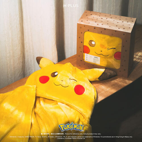 Pokemon寶可夢 造型連帽斗篷 (皮卡丘)