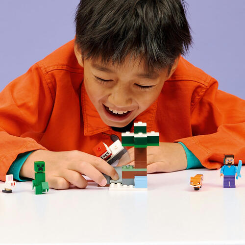 LEGO樂高創世神系列 史提夫的針葉林地大冒險 21583