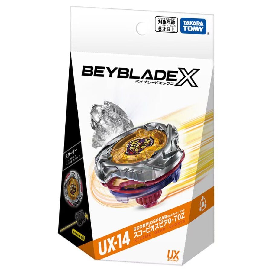 網店預購) Beyblade爆旋陀螺X UX-14 天蠍長矛0-70Z (預計2026年7月發貨