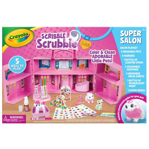 Crayola 繪兒樂 Scribble Scrubbie寵物超級沙龍