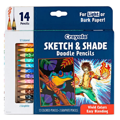 Crayola繪兒樂 素描及陰影塗鴉鉛筆套裝
