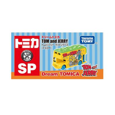 Tomica Dream Tomica Sp Tom & Jerry Wrapping Bus Yellow