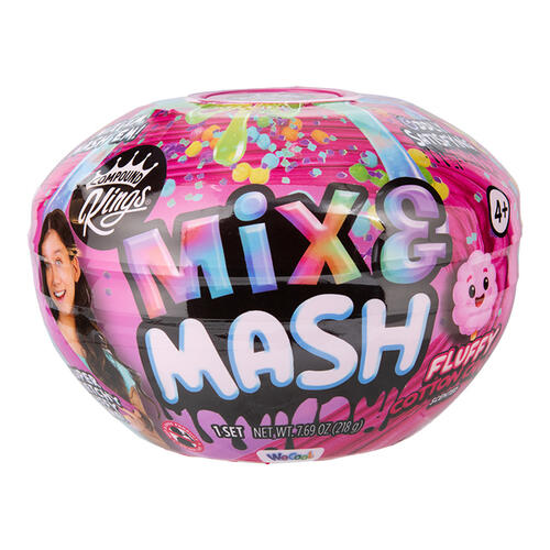WeCool Mix & Mash Slime Container (Fluffy Cotton Candy Scented)