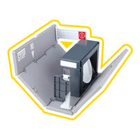 Tomica World Tomica Town Nissan Car Dealer (With Tomica Nissan Skyline)