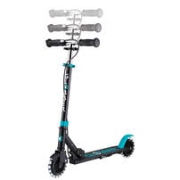 Globber高樂寶 Flow Element Junior Lights 兩輪可折疊發光滑板車 黑藍綠色