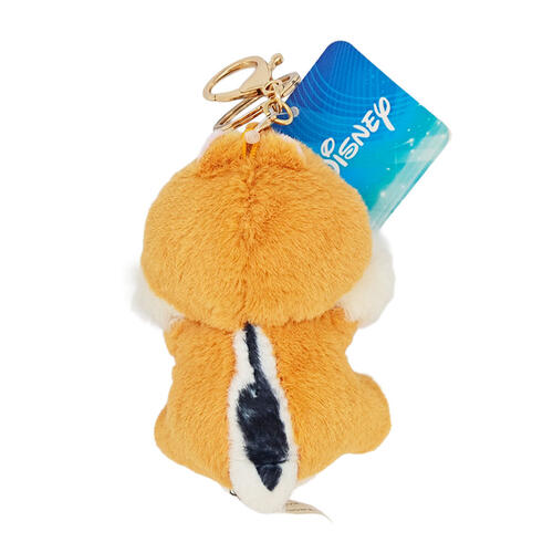 Disney Fluffy Sunny Collection Plush Keychain - Dale