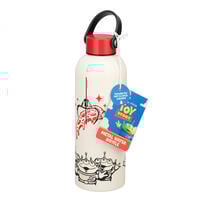 Toy Story Pizza Planet Metal Water Bottle With Carry Loop