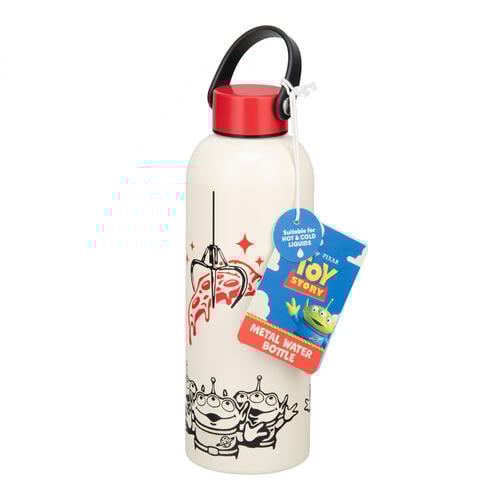 Toy Story Pizza Planet Metal Water Bottle With Carry Loop