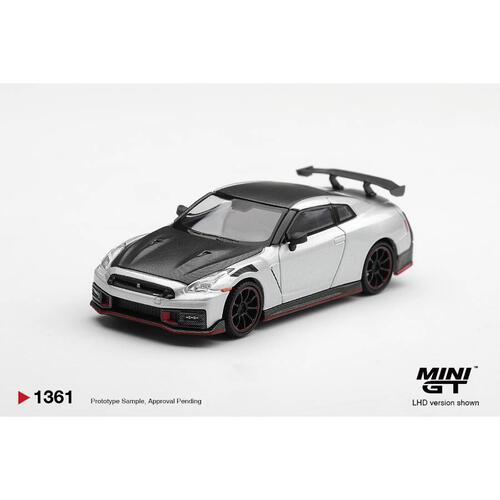  MINI GT Nissan GT-R NISMO 2024 Silver/ Blister Packaging 
