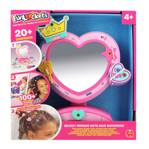  FunLockets Secret Mirror with Shimmer Stars