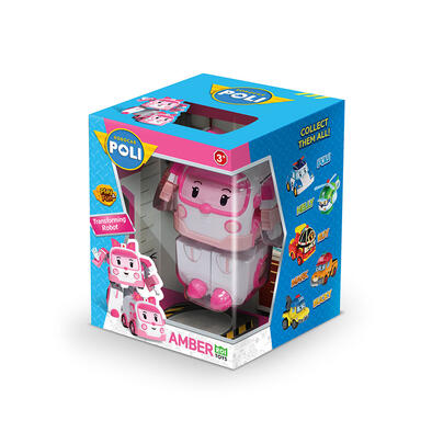 Robocar Poli Transforming Robot 4" Amber