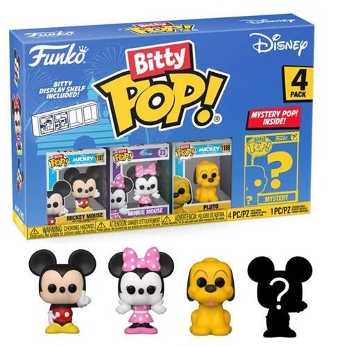 Funko Bitty Pop! Disney- Mickey (4 Pack)