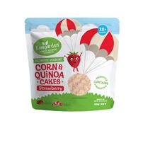 Kiwi Garden Strawberry Probiotic Corn & Quinoa Cakes