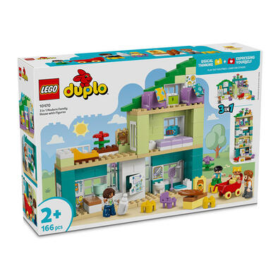 LEGO樂高得寶系列 3 合 1 現代住宅與玩偶 10470