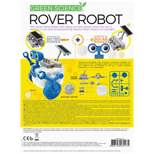 4M Green Science Rover Robot