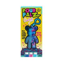 Pour Palz W4 Crochet Mini Paint Bear  - Assorted (1 Pc)