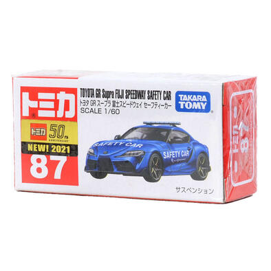 Tomica Diecast No. 87 Toyota GR Supra Fuji Speedway Safety Car