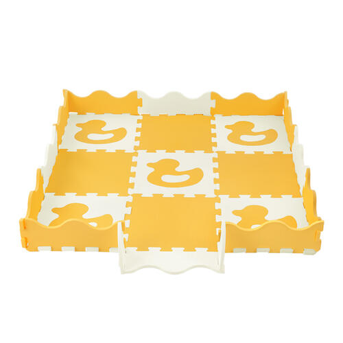 Baby Star 9塊裝動物併接遊戲地墊 - 橙鴨