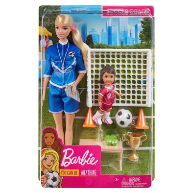 Barbie芭比 足球教練造型組合 - 隨機發貨