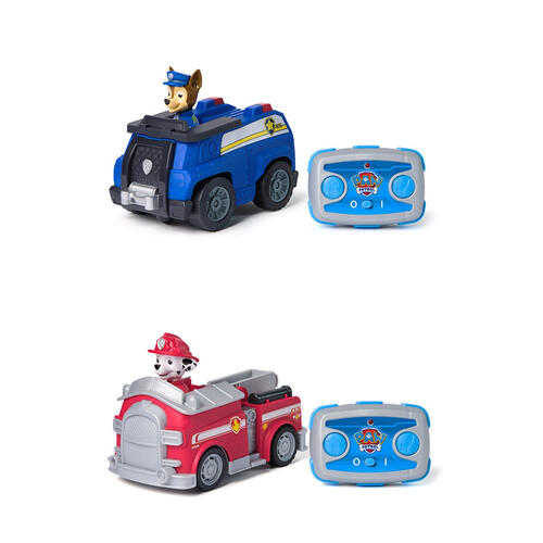 Paw Patrol RC1:24 Chase & Marshal Vehicle - Assorted