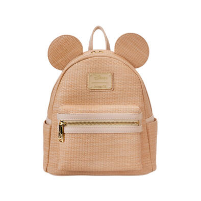 Loungefly Disney Mickey Mouse Woven Texture Mini Backpack